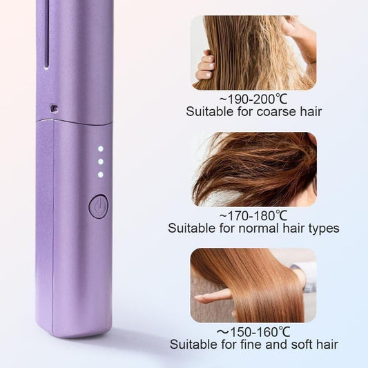 MeneFlix Portable Hair Straightener Hot Comb (UPGRADED)