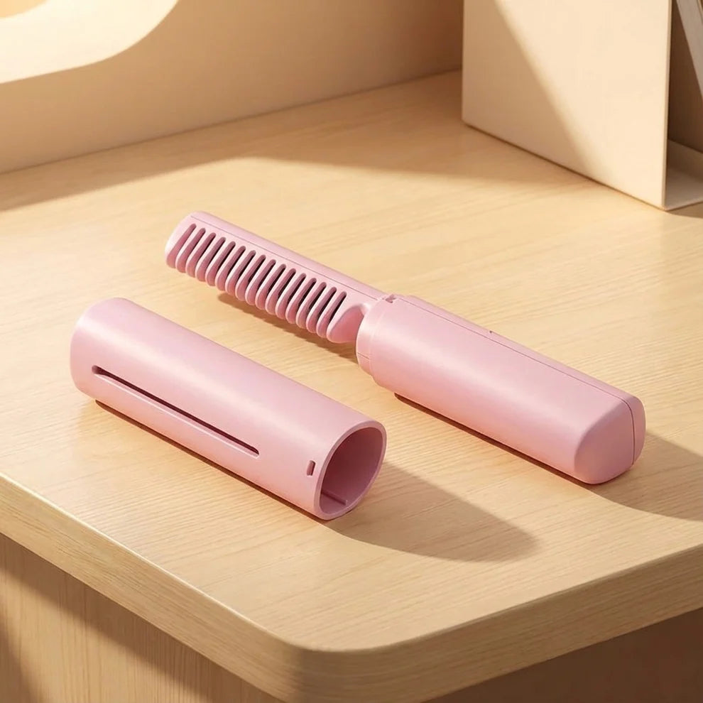 MeneFlix Portable Hair Straightener Hot Comb (UPGRADED)
